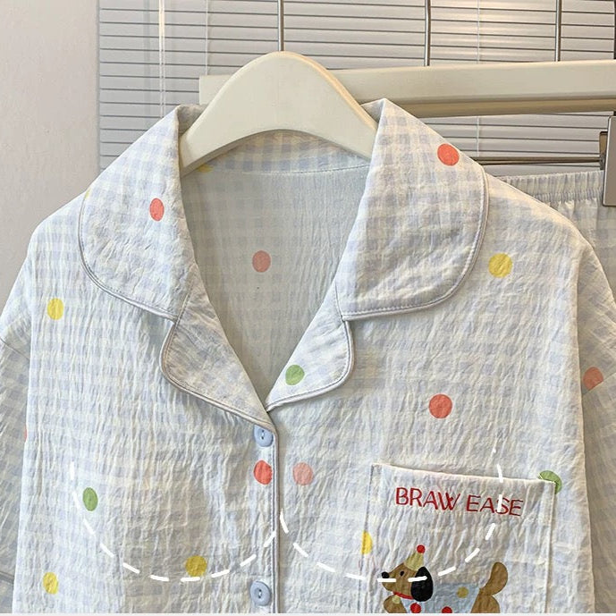 Cotton Candy Padded Nightsuit- 3pc set